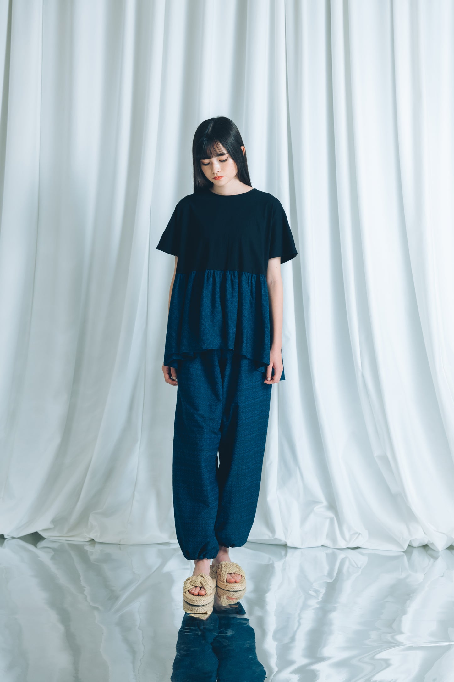 【YOAKE】 カーゴパンツ(Navy)