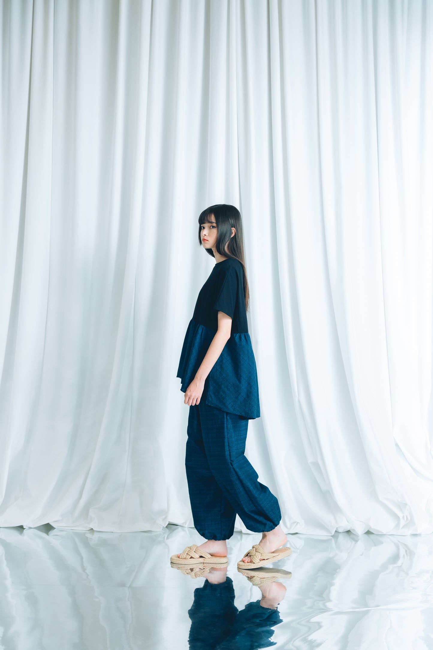 【YOAKE】 カーゴパンツ(Navy)