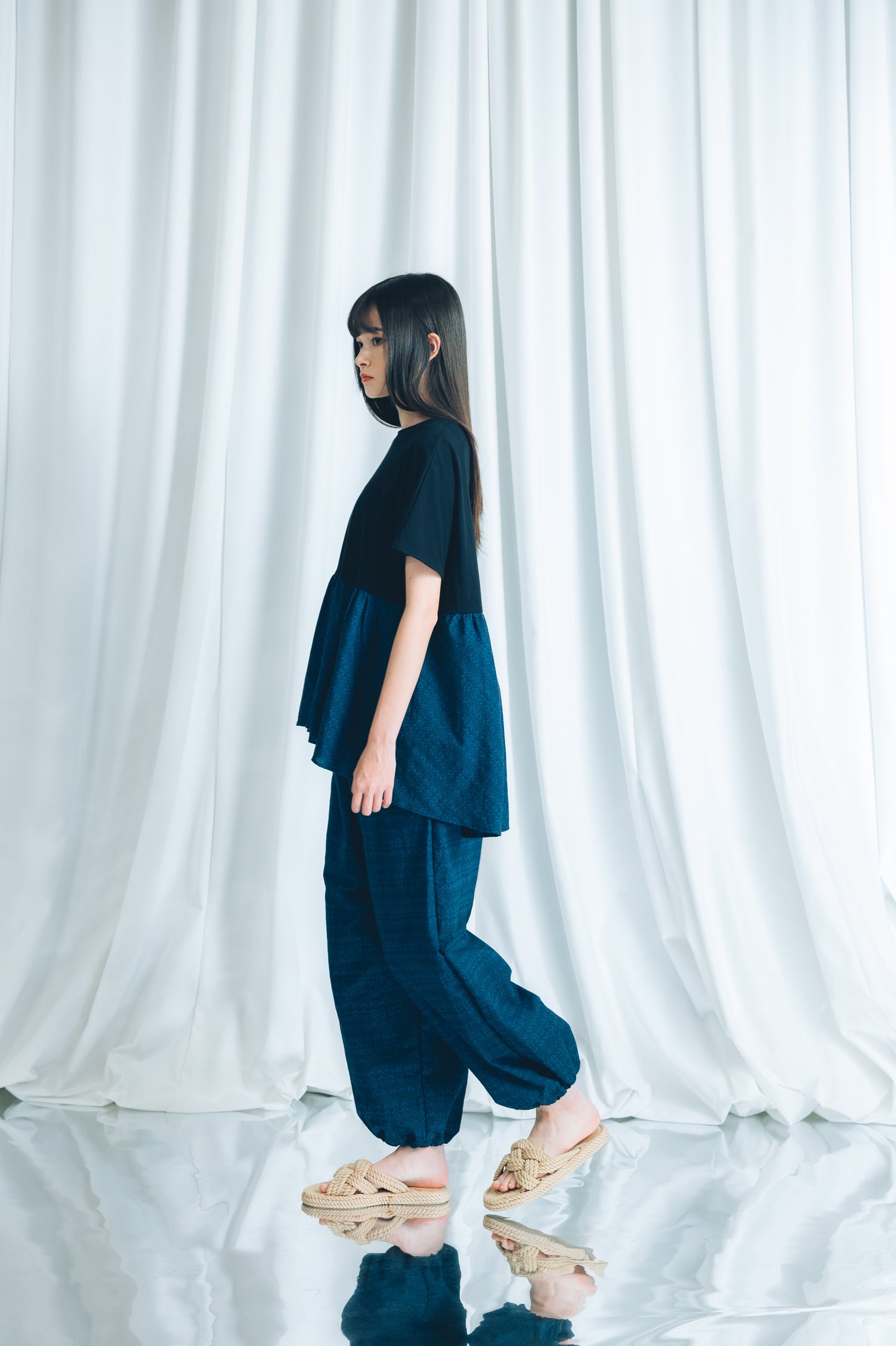 【YOAKE】 カーゴパンツ(Navy)
