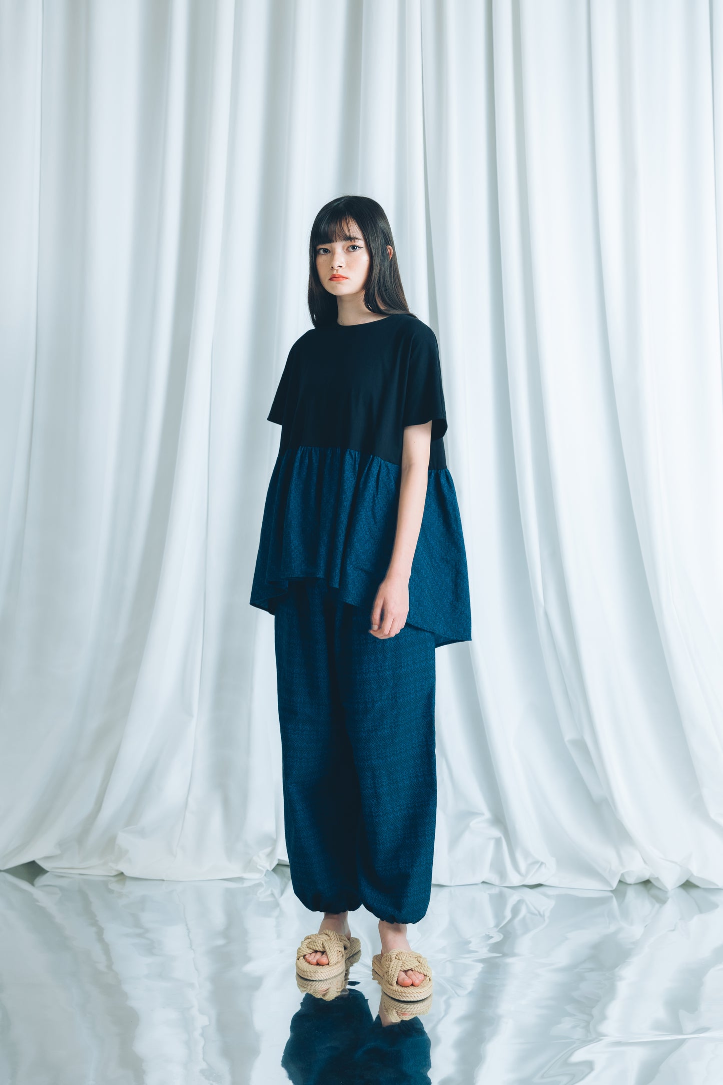 【YOAKE】 カーゴパンツ(Navy)