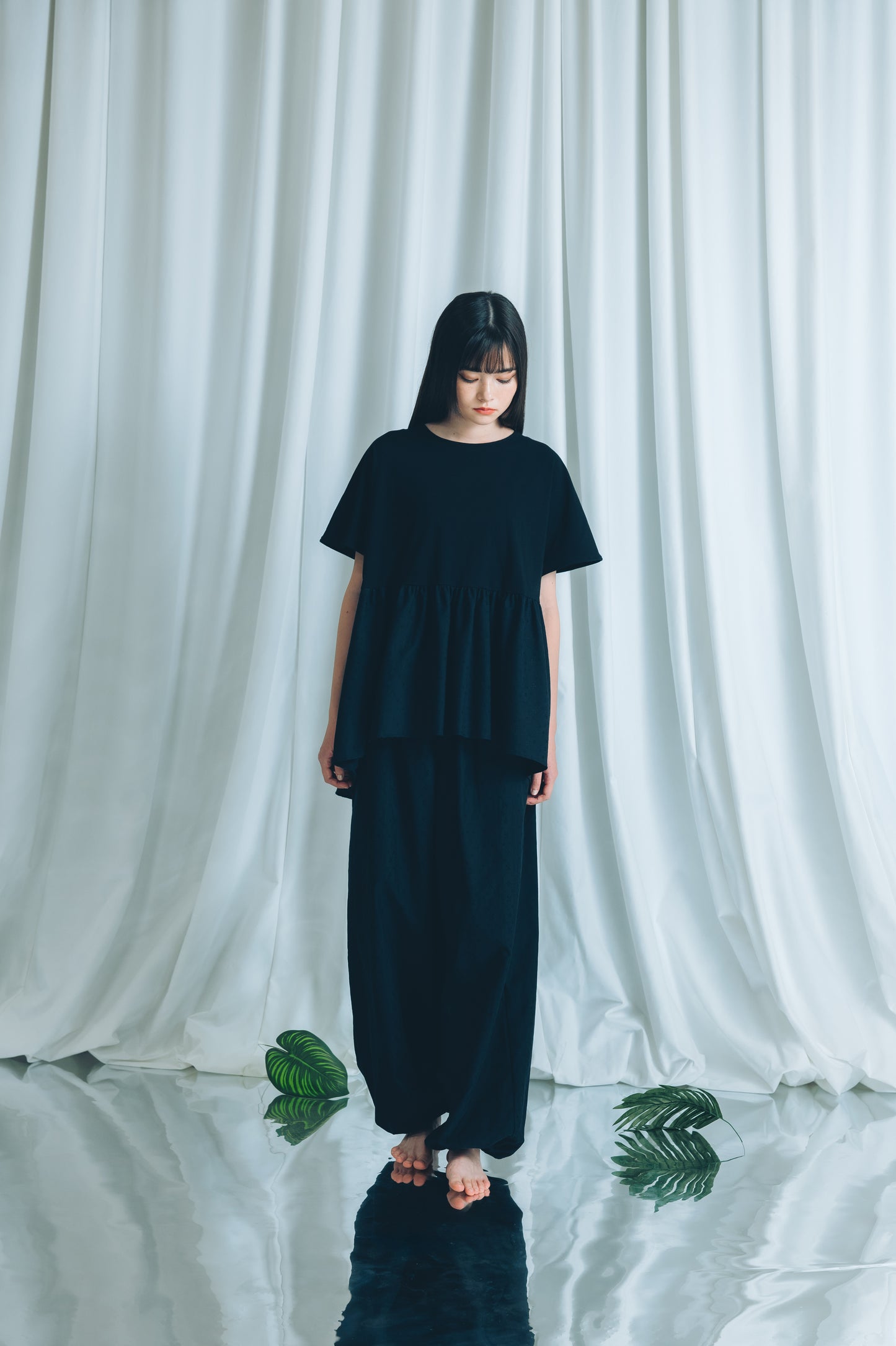 【YOAKE】 カーゴパンツ(Black)
