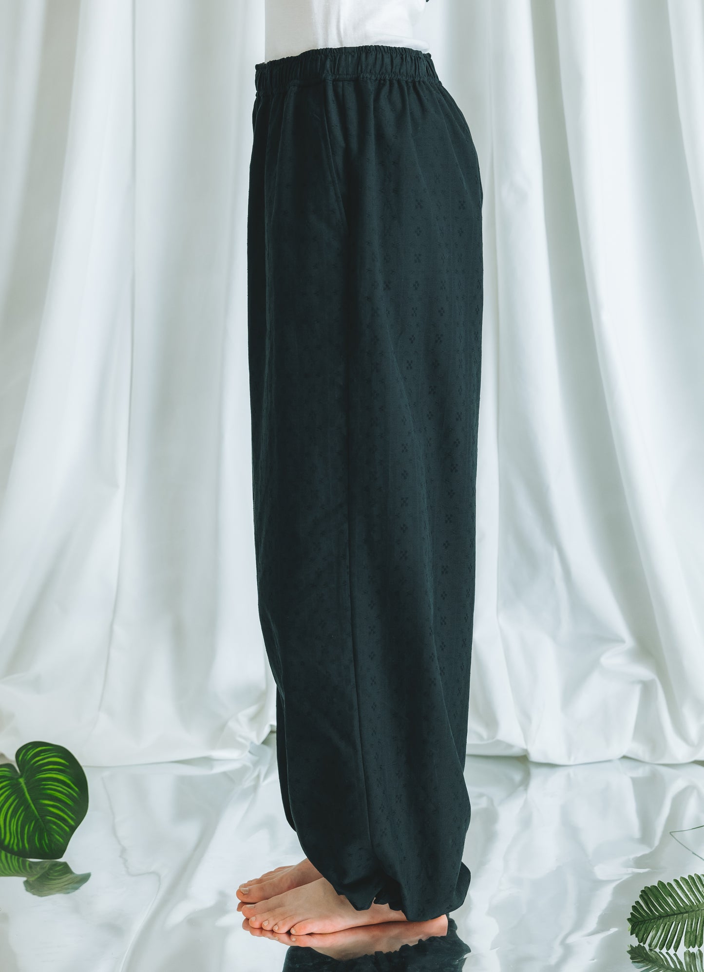 【YOAKE】 カーゴパンツ(Black)