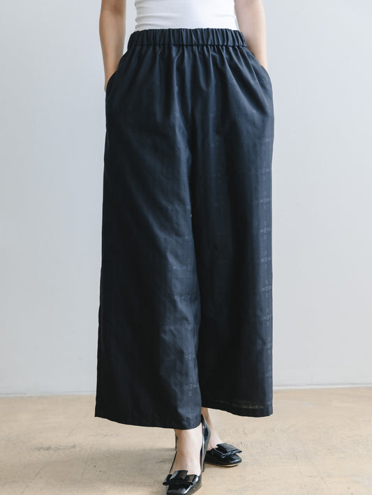 【YOAKE】ストレートパンツ(Black)