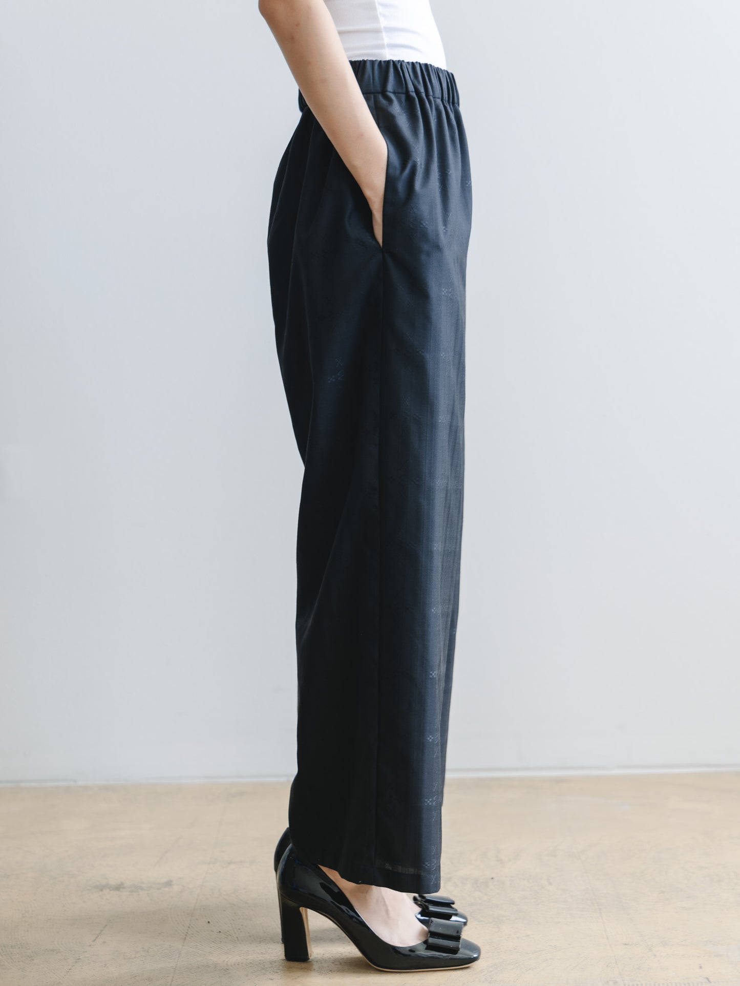 【YOAKE】ストレートパンツ(Black)