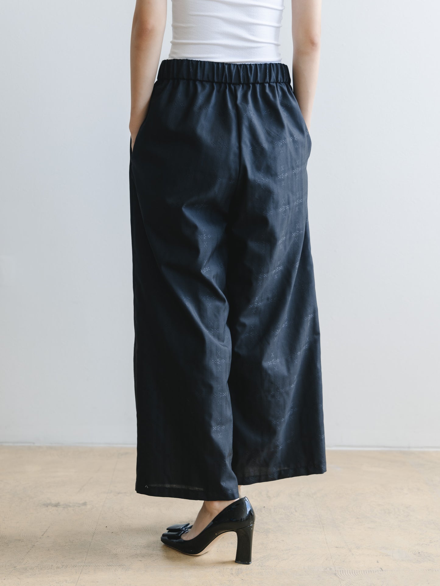 【YOAKE】ストレートパンツ(Black)