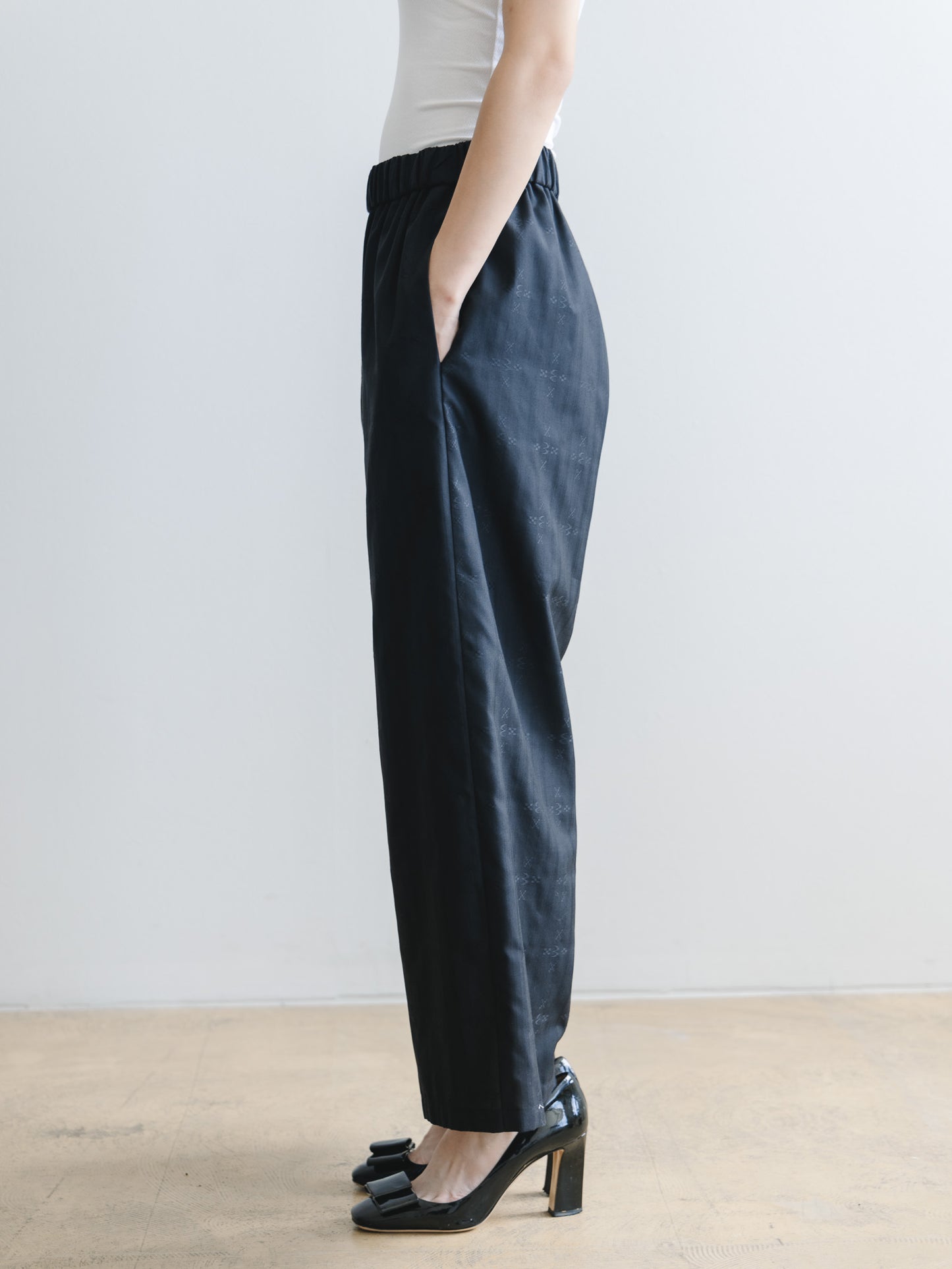 【YOAKE】ストレートパンツ(Black)
