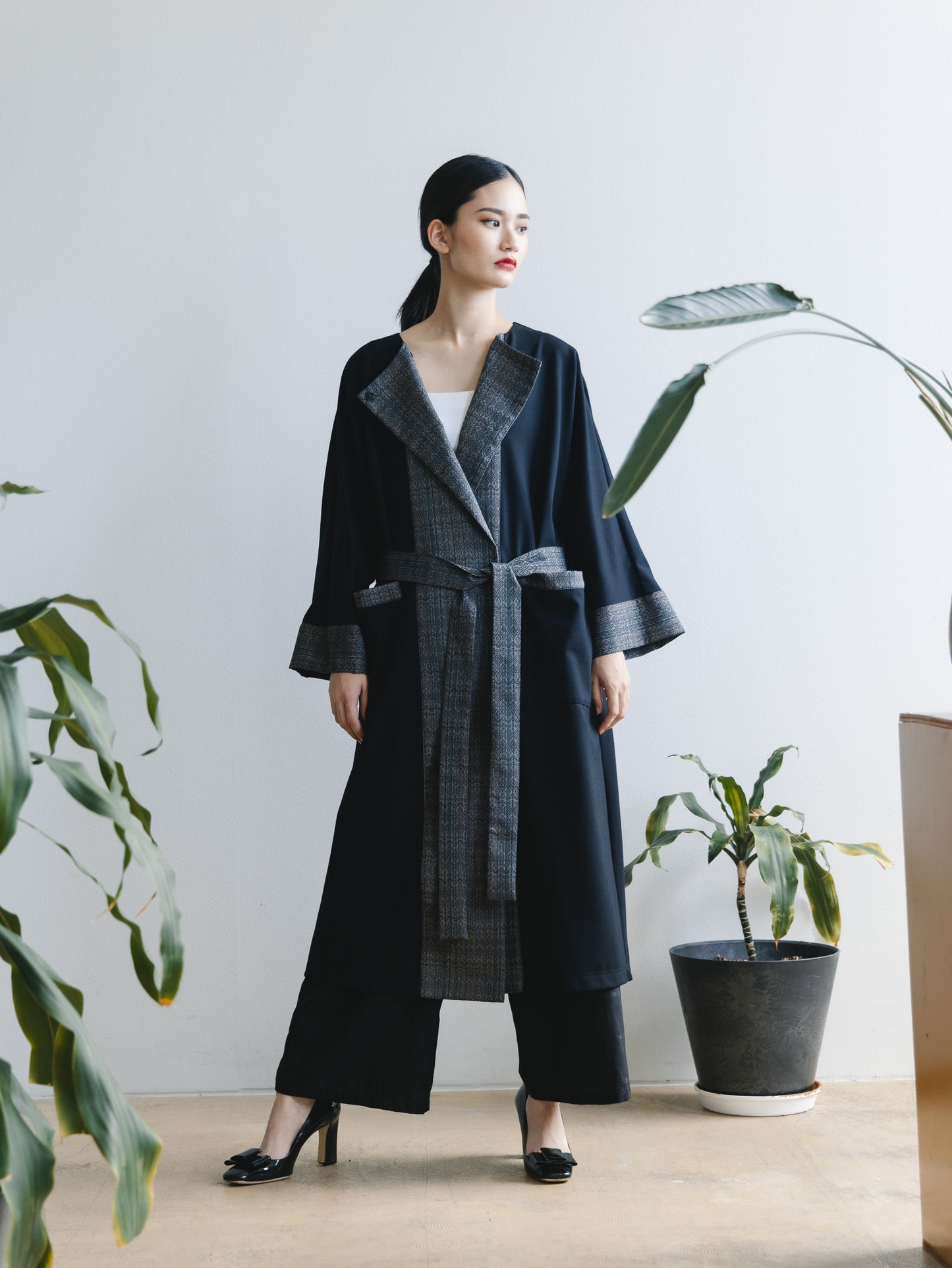 【YOAKE】ストレートパンツ(Black)