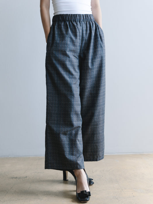 【YOAKE】ストレートパンツ(Black MIX)