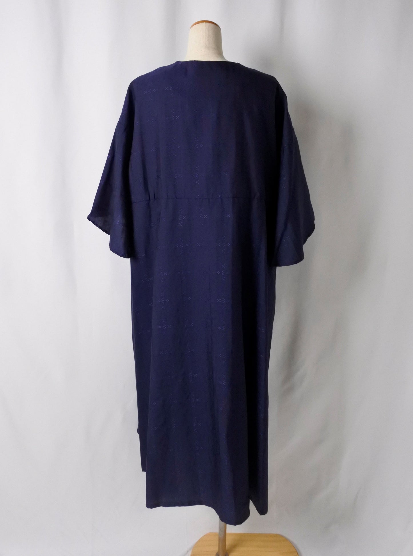 【YOAKE】フレア袖ワンピース( Navy)
