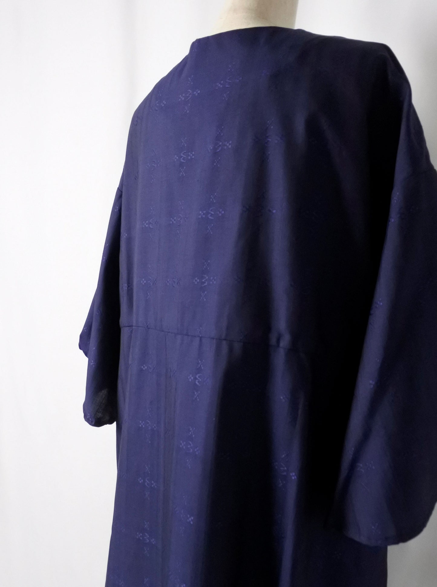 【YOAKE】フレア袖ワンピース( Navy)