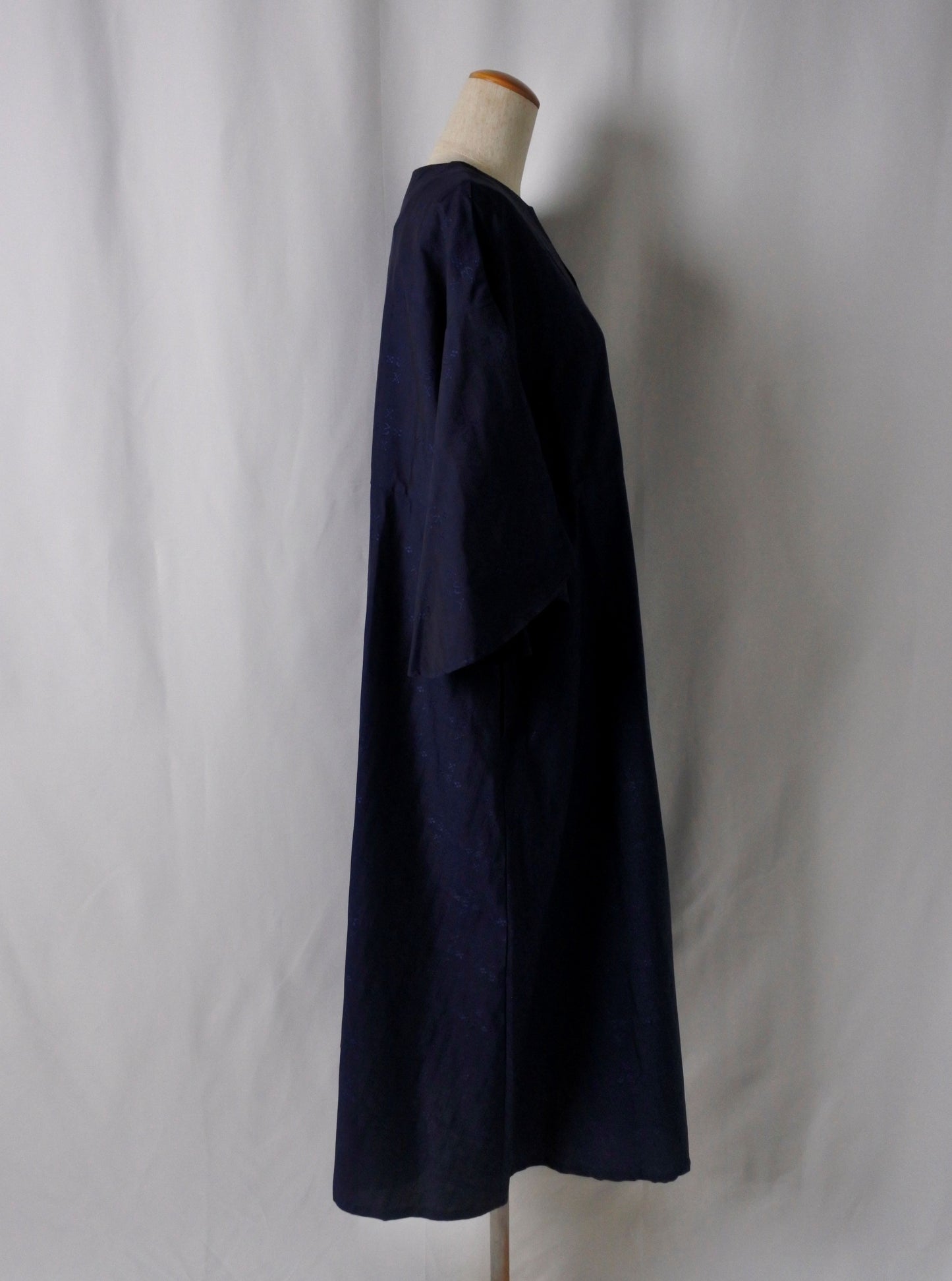 【YOAKE】フレア袖ワンピース( Navy)