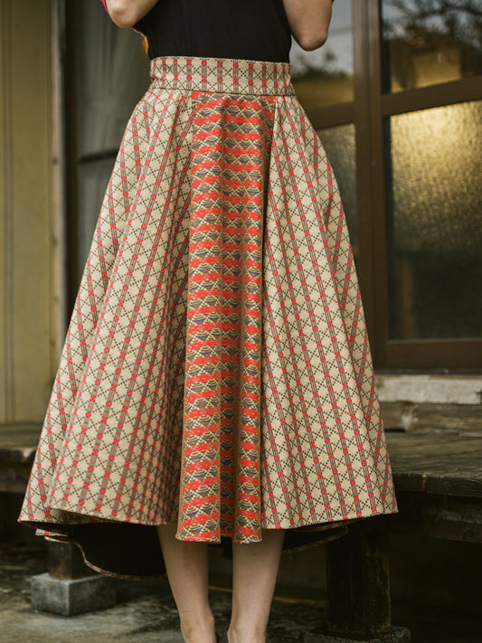 【YOAKE】サーキュラースカート