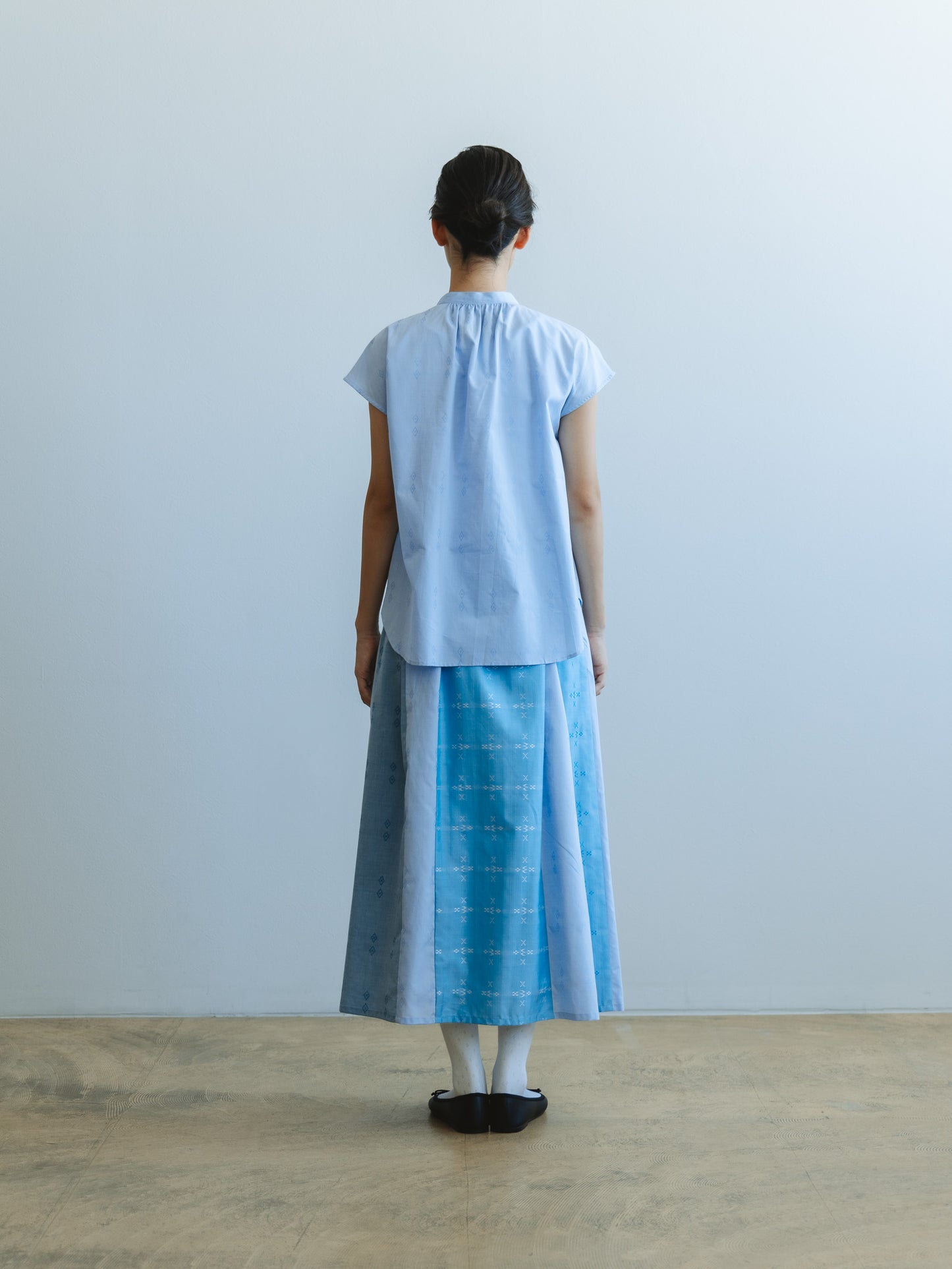 [COCO] Patchwork skirt (midi length)