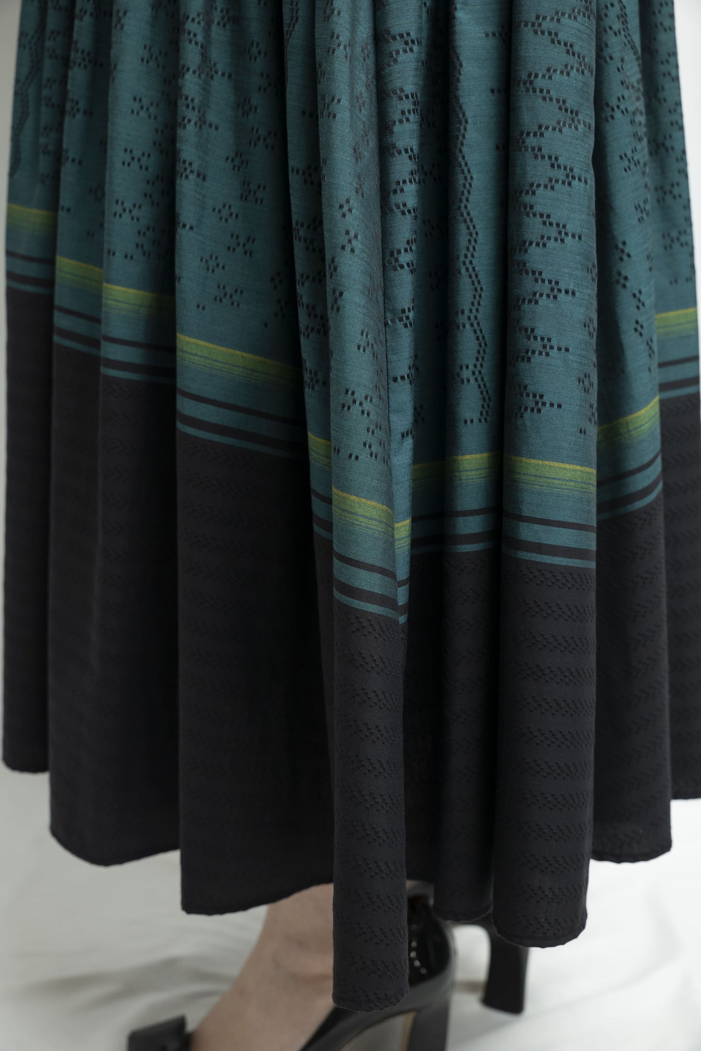 【YOAKE】シャツワンピース (Black)
