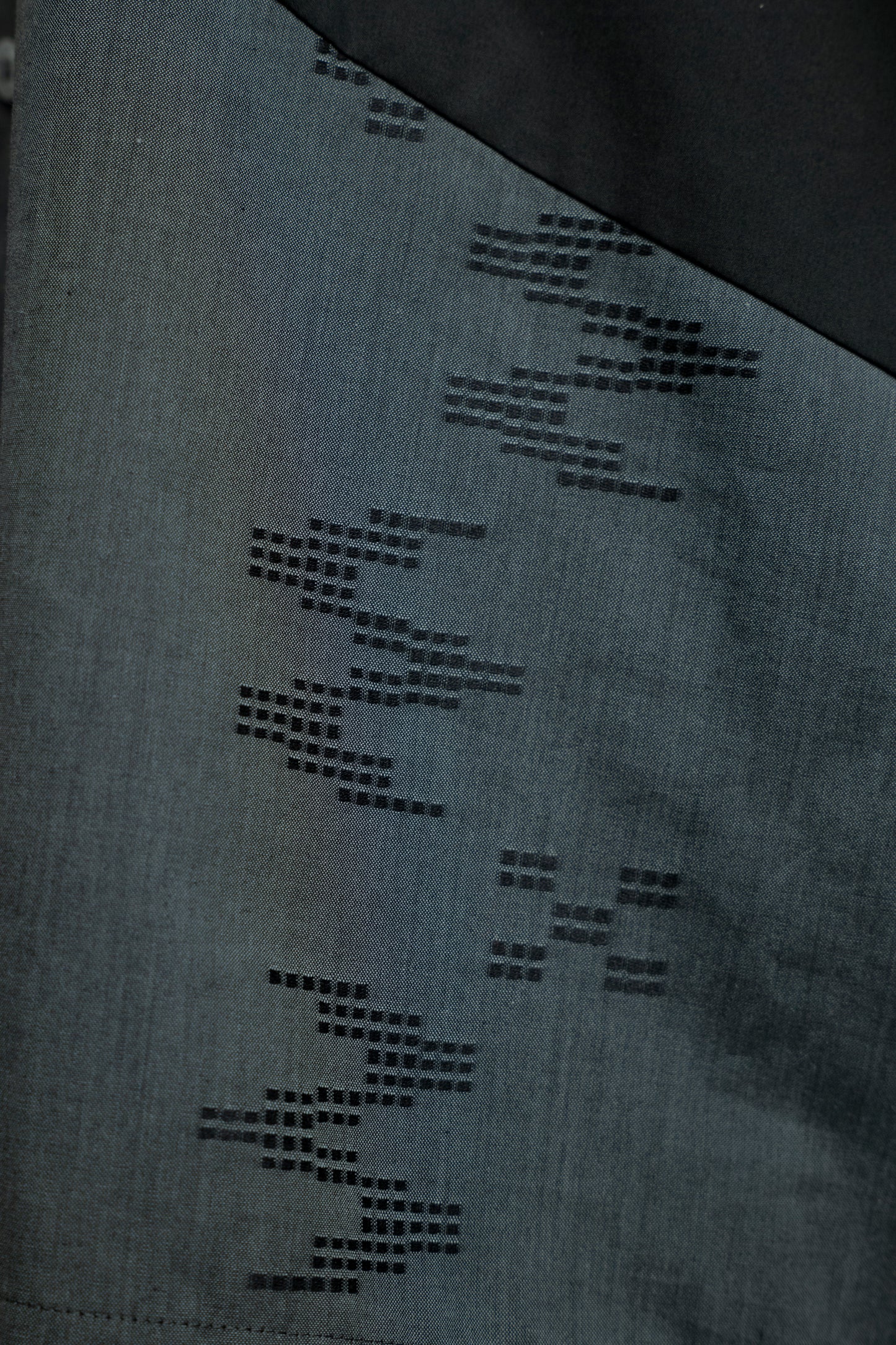 【YOAKE】切替シャツ (Black×Gray)
